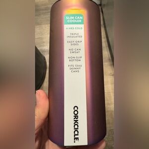 Corkcicle Iridescent Slim Can Cooler